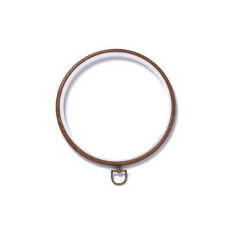 Cross Stitch Frame PVC Oval Vintage Wood Grain Handmade Dreamcatcher Embroidery Hoop Bastidores Para