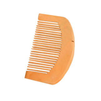Natural Eco-friendly Peach Wood Comb Customizable Hotel Hairbrush Portable Mini Scalp Massage Comb